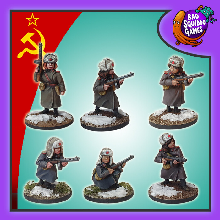 Female Soviet Winter Infantry with SMG (6)
