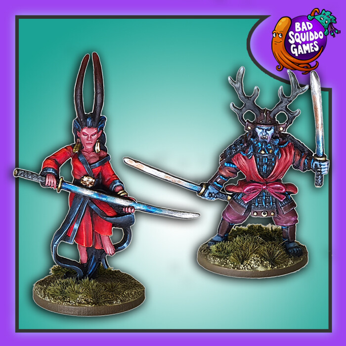 The Blood Sorceress (with Undead Man Servant)
