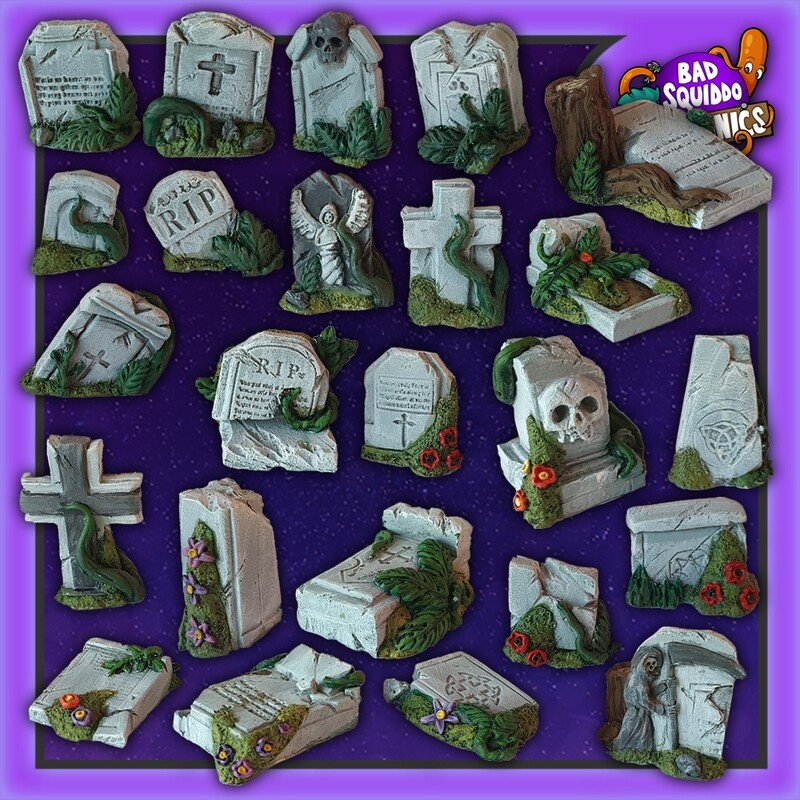 Overgrown Gravestones (Full Set)