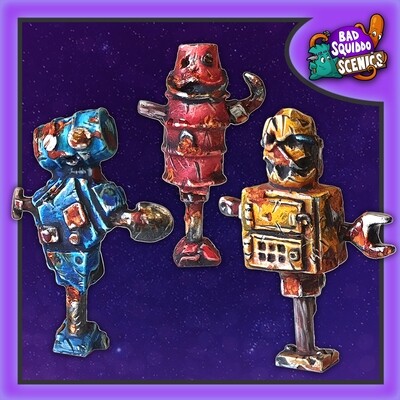 Junk Scarecrows (3)