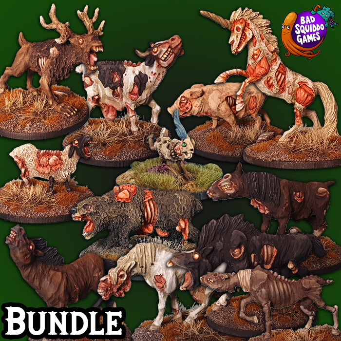 BUNDLE: Zombie Animals