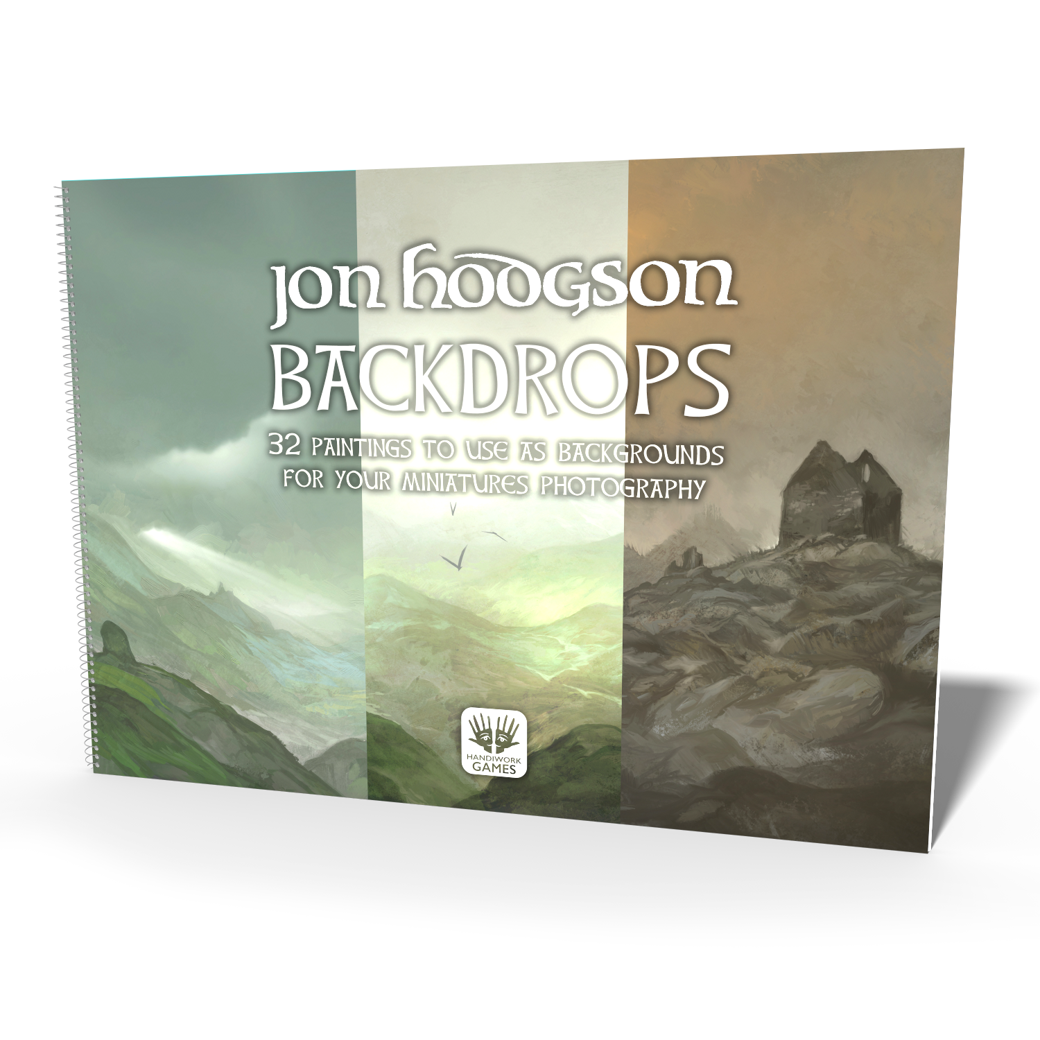 Jon Hodgson Backdrops Book One - Fantasy (A4)