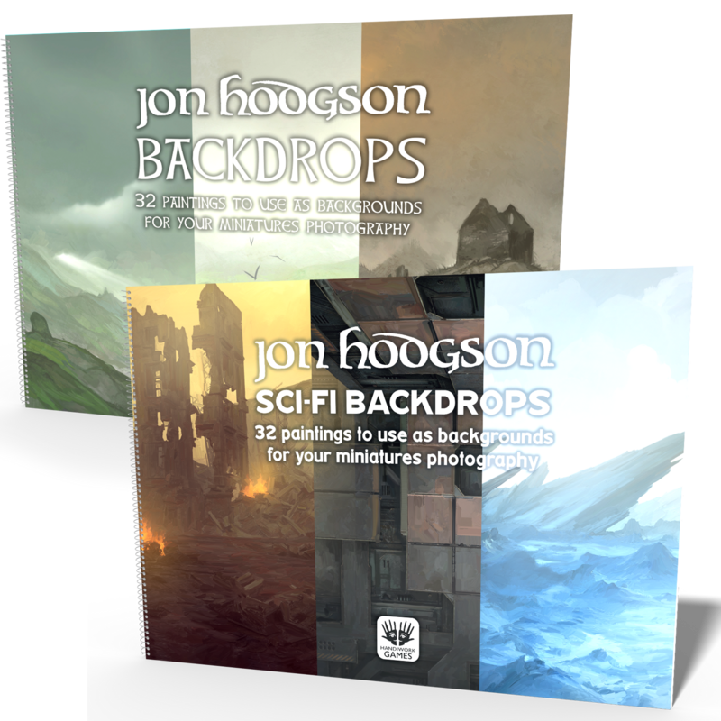 Jon Hodgson Backdrops Books SET OF TWO (A4)