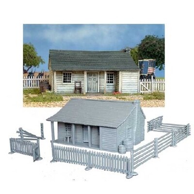 North American Cabin or Farmhouse 1750-1900