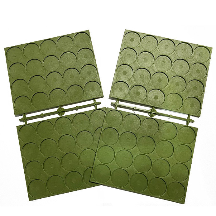 25mm Diameter Recessed Movement Tray (20 Spaces) (4)