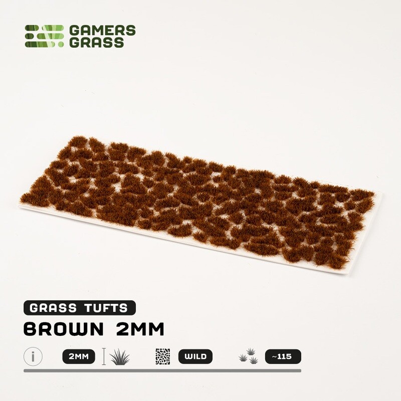 Brown Tufts 2mm (Gamer&#39;s Grass)