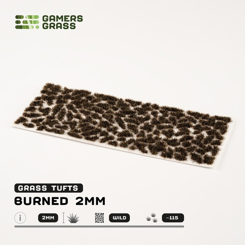 Burned Tufts 2mm (Gamer&#39;s Grass)