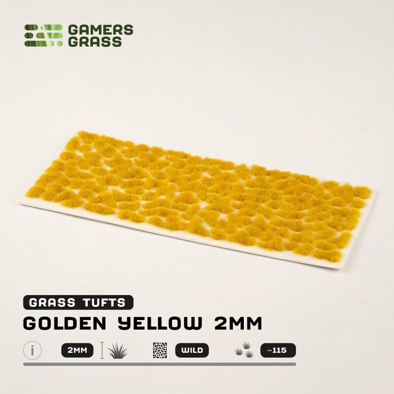 Golden Yellow Tufts 2mm (Gamer&#39;s Grass)