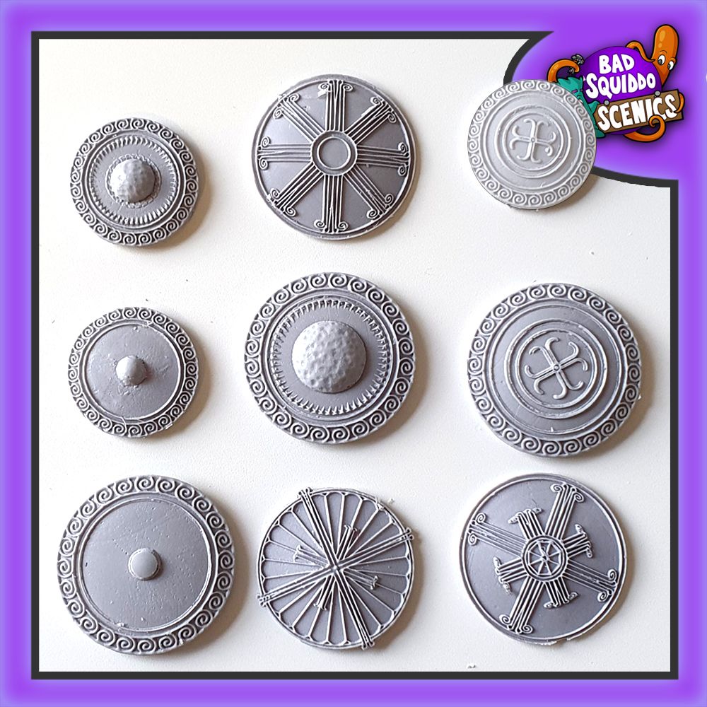 Mixed Round Shields (9)