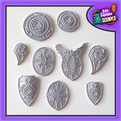 Mixed Fancy Shields (9)