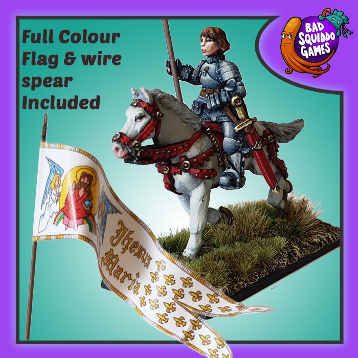 Jeanne d&#39;Arc on Horseback