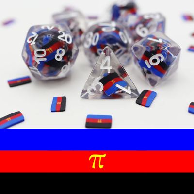 Polyamorous Flag RPG Dice Set