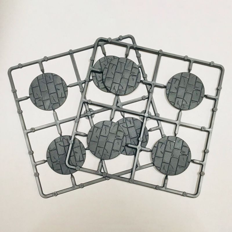 40mm Diameter Paved Effect Bases (8)