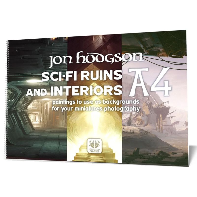 Jon Hodgson Backdrops - Sci-Fi Ruins &amp; Tunnels (A4)