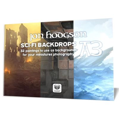 Jon Hodgson Backdrops - Sci-Fi (A3)