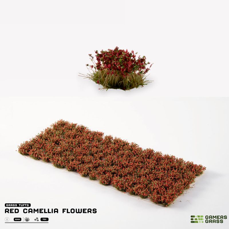 Red Camellia Flowers (Gamer&#39;s Grass)