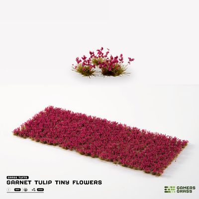 Garnet Tulip Tiny Flowers (Gamer&#39;s Grass)