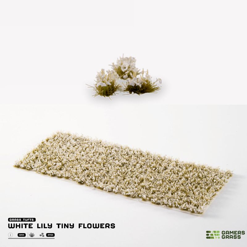 White Lily Tiny Flowers (Gamer&#39;s Grass)