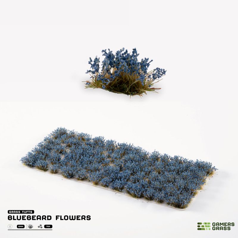 Bluebeard Flowers (Gamer&#39;s Grass)