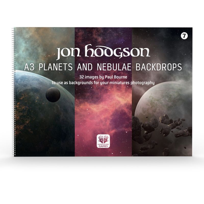 Jon Hodgson Backdrops - Planets and Nebulae (A3)