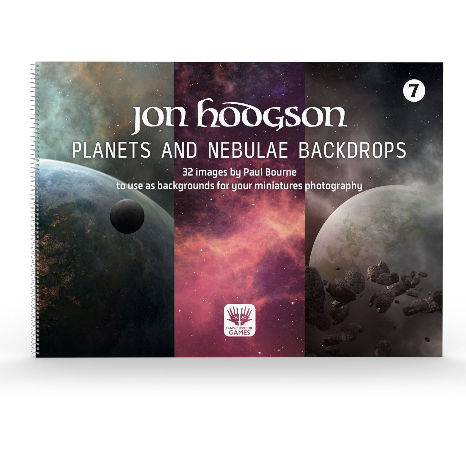Jon Hodgson Backdrops - Planets and Nebulae (A4)