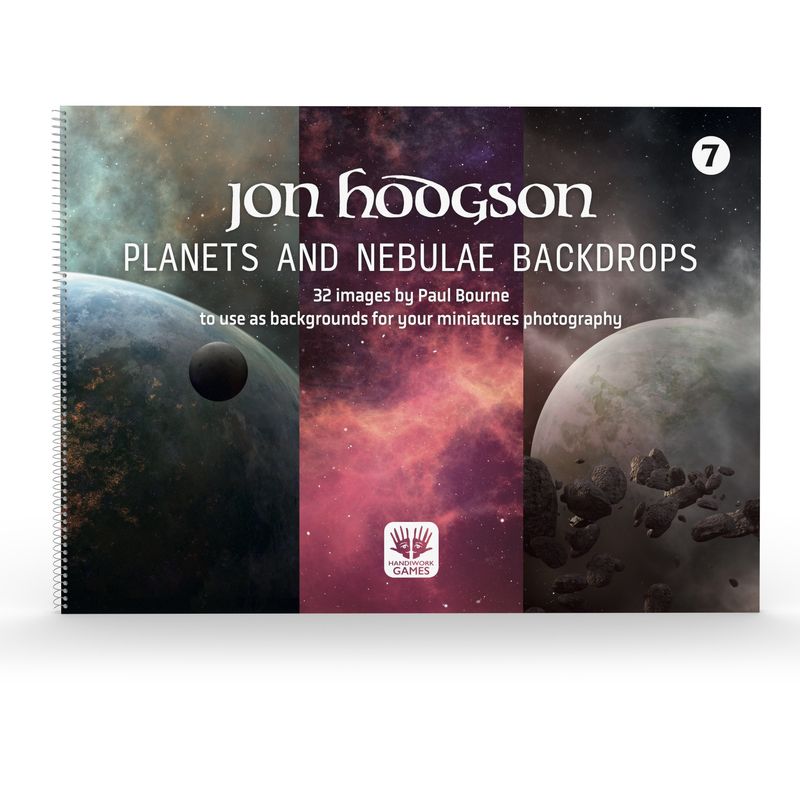 Jon Hodgson Backdrops - Planets and Nebulae (A4)
