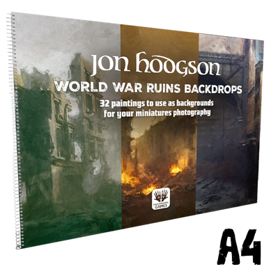 Backdrops: World War Ruins A4