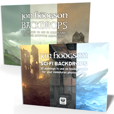 Jon Hodgson Backdrops Books SET OF TWO (A4)