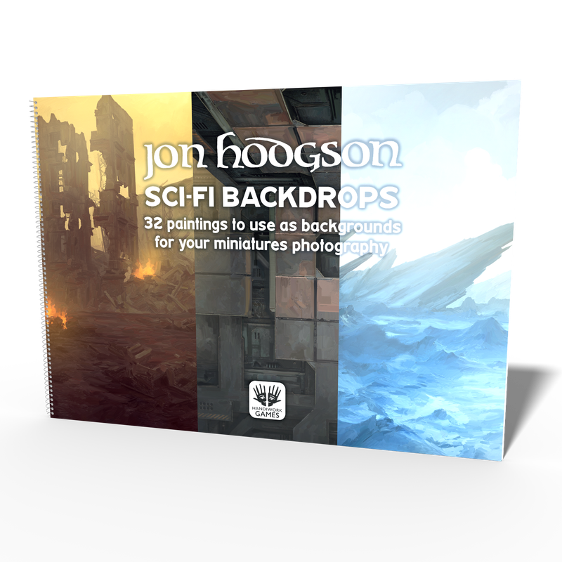Jon Hodgson Backdrops - Sci-Fi (A4)