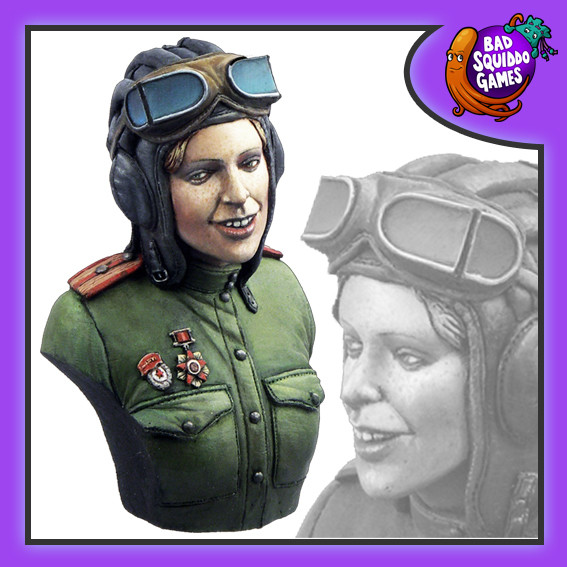 Aleksandra - T34 Tank Commander - 1/10th Bust