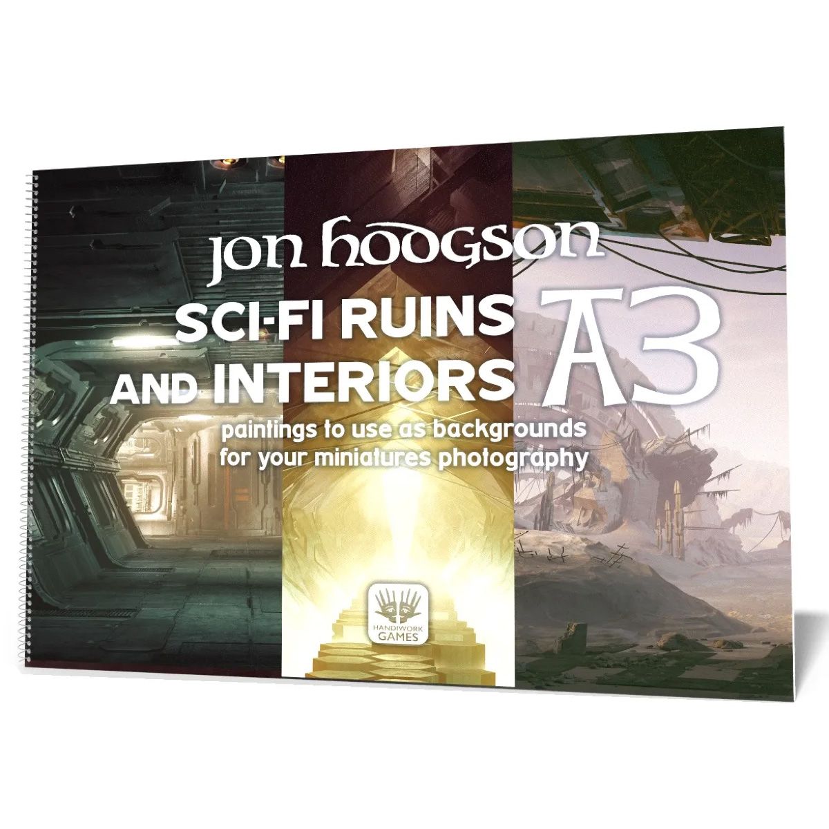 Jon Hodgson Backdrops - Sci Fi Ruins &amp; Interiors (A3)