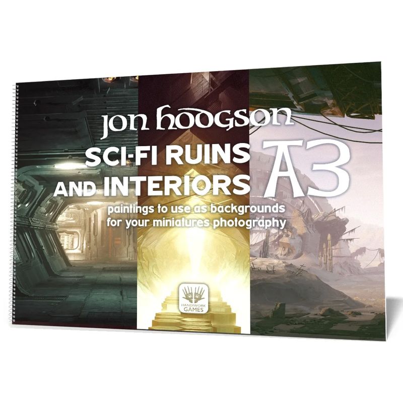Jon Hodgson Backdrops - Sci Fi Ruins &amp; Interiors (A3)
