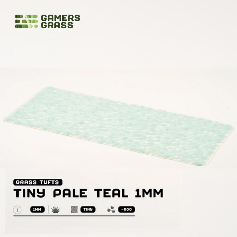 Tiny Tuft Pale Teal 1mm Tufts (Gamer's Grass)