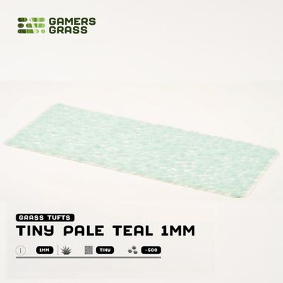 Tiny Tuft Pale Teal 1mm Tufts (Gamer's Grass)