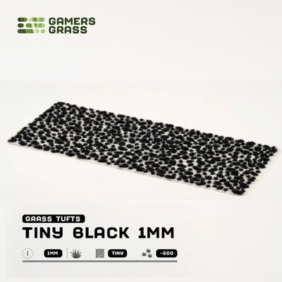 Tiny Tuft Black 1mm Tufts (Gamer's Grass)