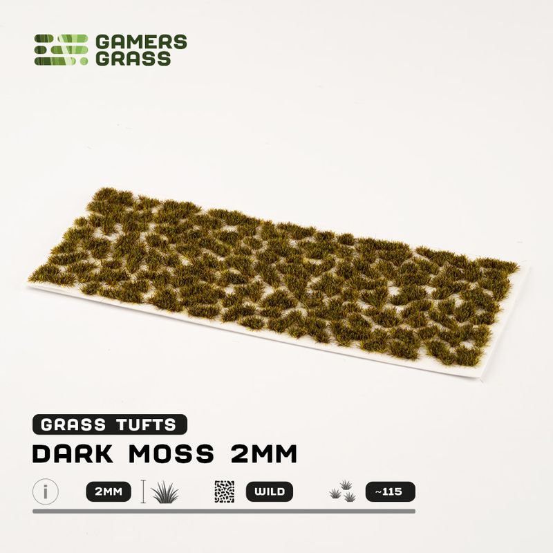 Dark Moss Tufts 2mm (Gamer's Grass)