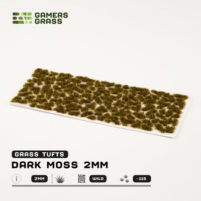 Dark Moss Tufts 2mm (Gamer's Grass)