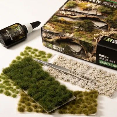 Green Grass Tuft Starter Box (Gamer's Grass)
