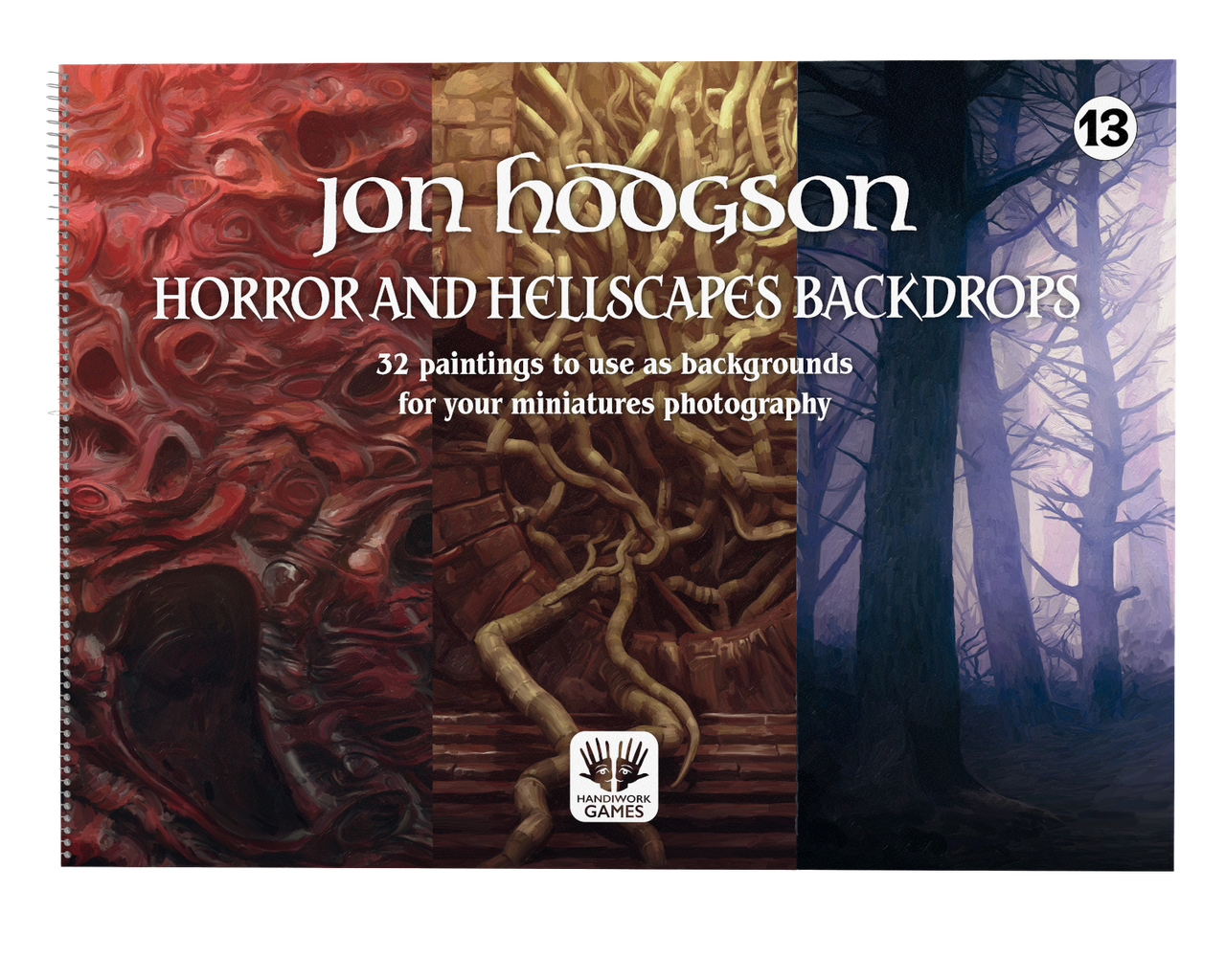 Jon Hodgson Backdrops: Horror and Hellscapes A4