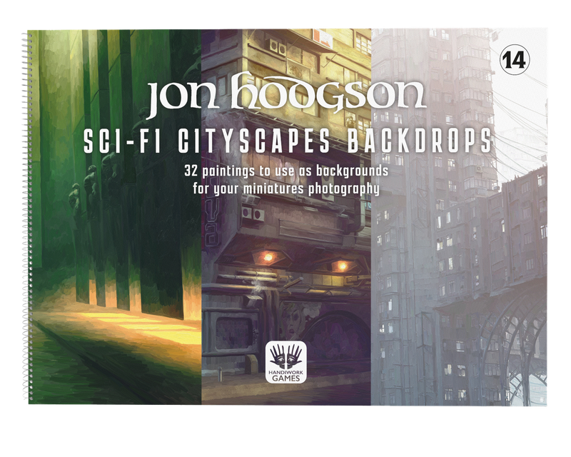Jon Hodgson Backdrops: Sci-fi Cityscapes A4
