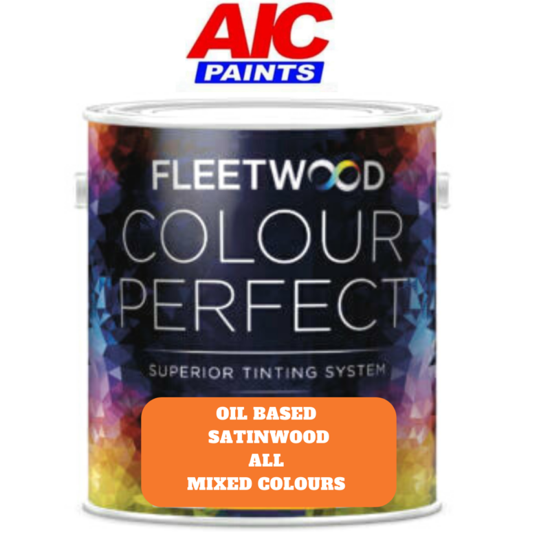 Fleetwood Satinwood Oil Based Mixed Colours