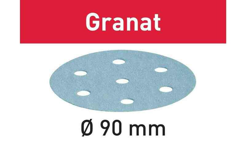 Abrasive sheet Granat STF D90/6 P80 GR/50
for RO 90 DX