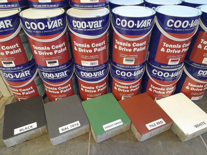 Coo-Var Tennis Court &amp; Driveway Paint 5lts