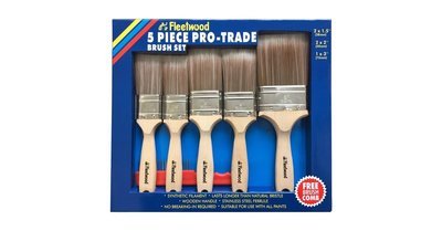 Fleetwood Pro-Trade Brush Set - 5 Piece
