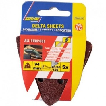 Delta Sanding Sheets Pack Of 5