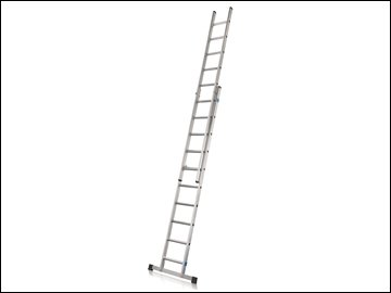 Industrial Extension Ladder With Stabilser Bar 2-Part D Rungs 2 x 8