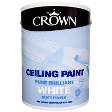 Crown Ceiling Paint Pure Brilliant White