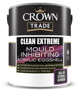 CLEAN EXTREME MOULD INHIBITING ACRYLIC EGGSHELL 5LTR