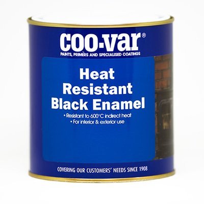 Heat Resistant Black Enamel 1Ltr