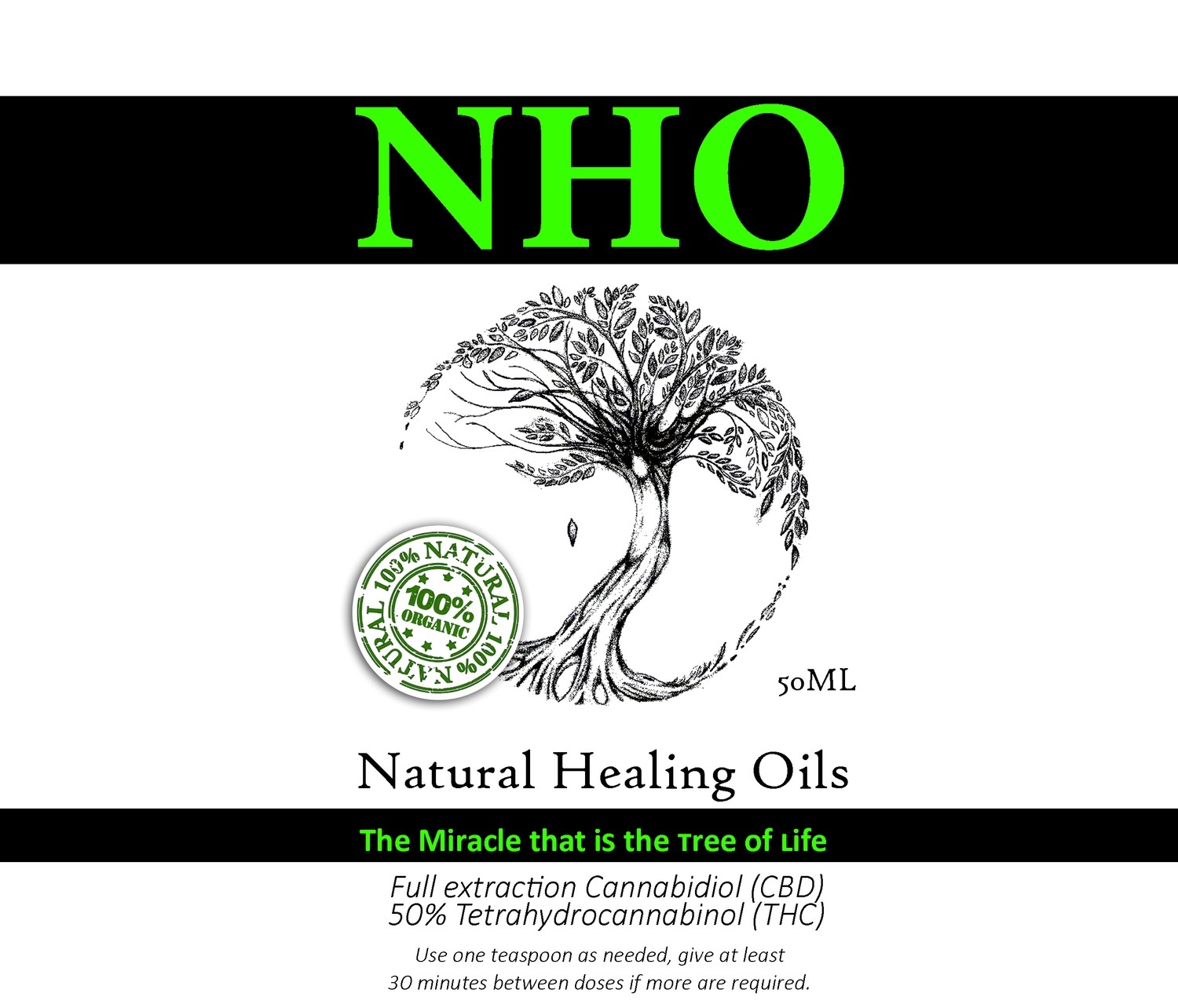 NHO - Natural Healing Oil (Cannabis)